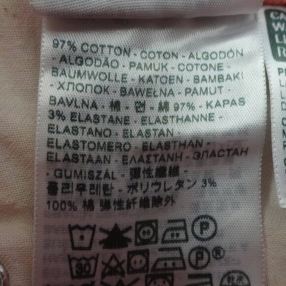 Levi’s Women’s 512 Slimming Straight Leg Jeans Size 4 Pink Coral Floral 26x30 - Picture 9 of 10